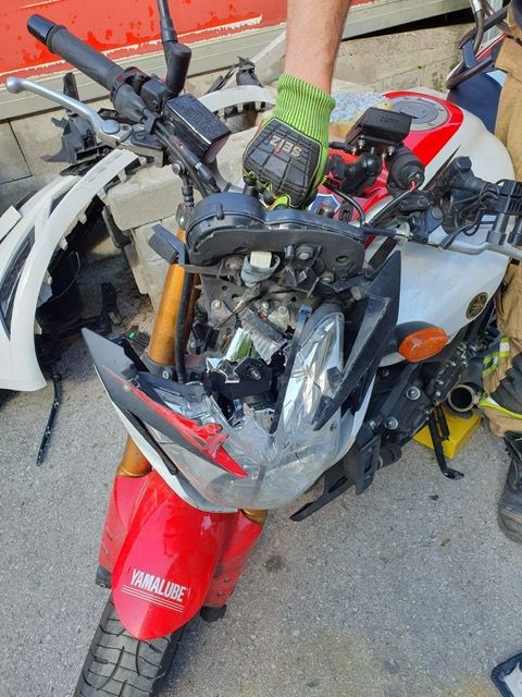 Schwerer Motorradunfall auf der A3