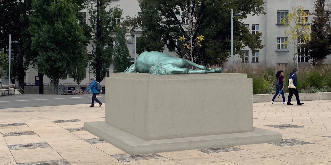 Wien – In Wien-Favoriten schläft ein Pferd auf der Straße | Heute.at