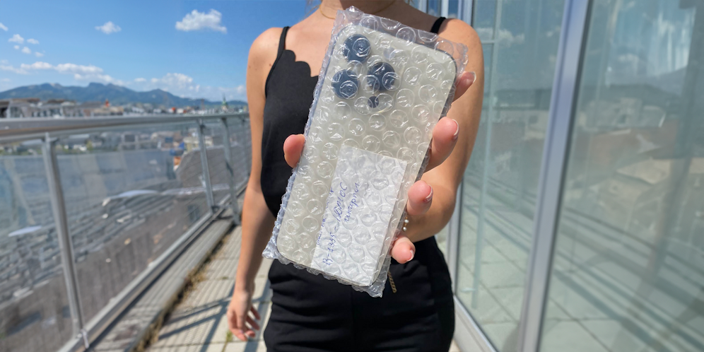 Melanie verfolgte die Täter und bekam ihr iPhone wieder.