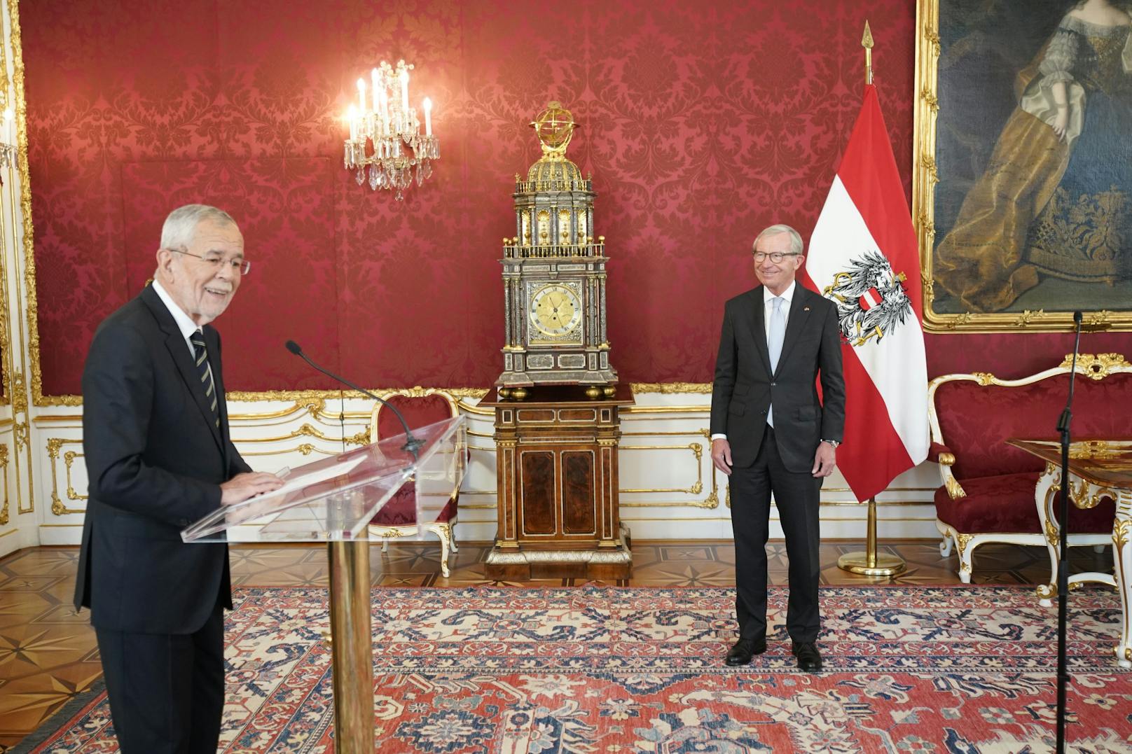 Am Montag wurde Wilfried Haslauer von Bundespräsident Alexander Van der Bellen zum Landeshauptmann von Salzburg angelobt.