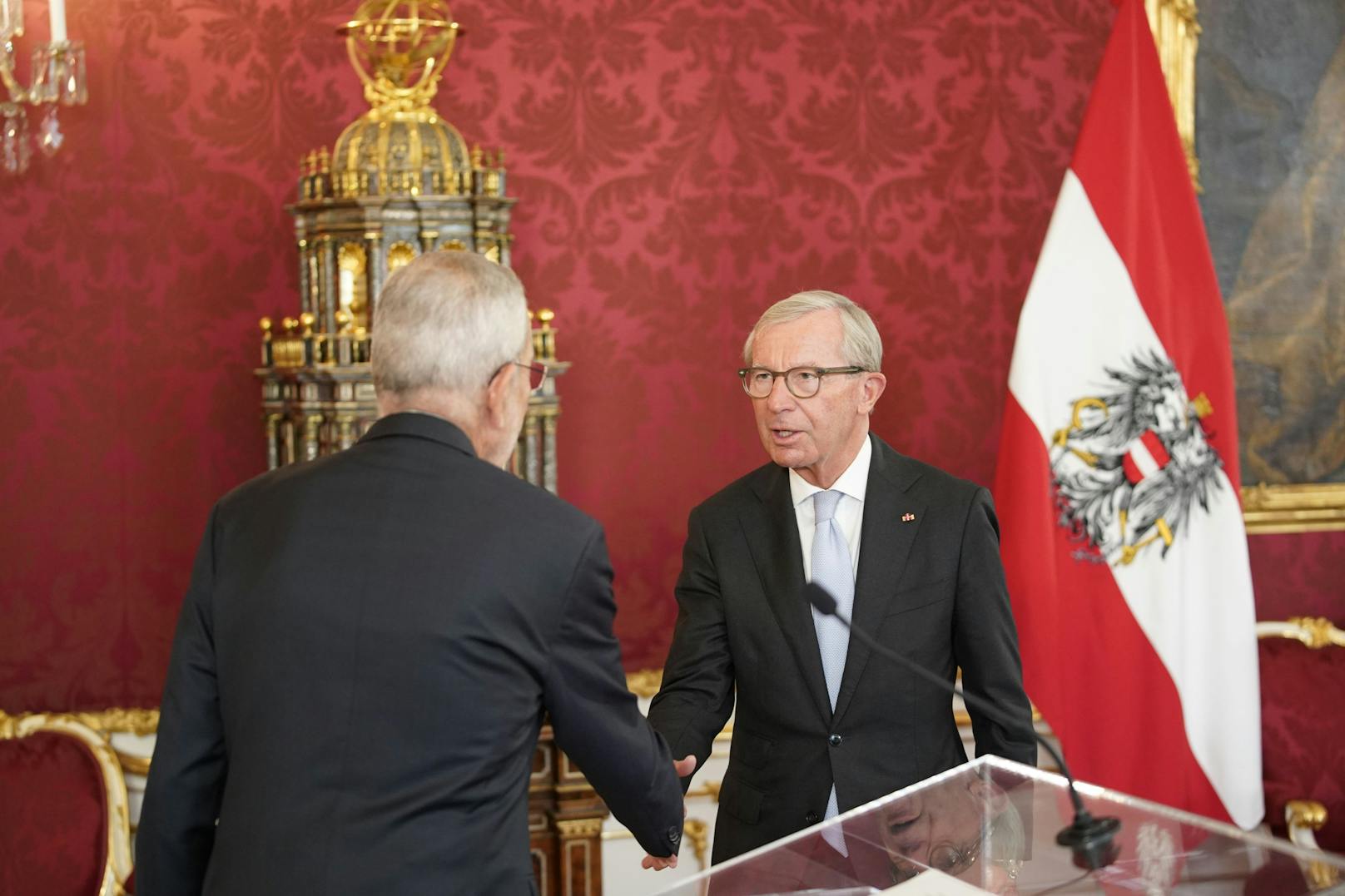 Am Montag wurde Wilfried Haslauer von Bundespräsident Alexander Van der Bellen zum Landeshauptmann von Salzburg angelobt.