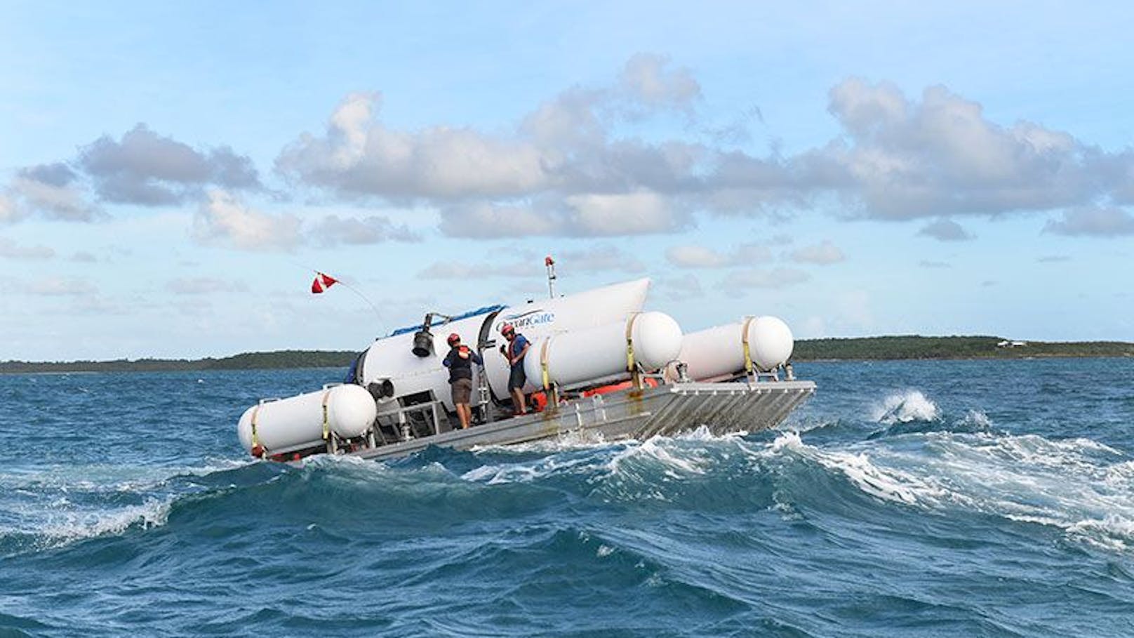 Mit dem Mini-U-Boot "Titan" lässt das Unternehmen OceanGate bis zu 5 Personen bis zur legendären "Titanic" tauchen.