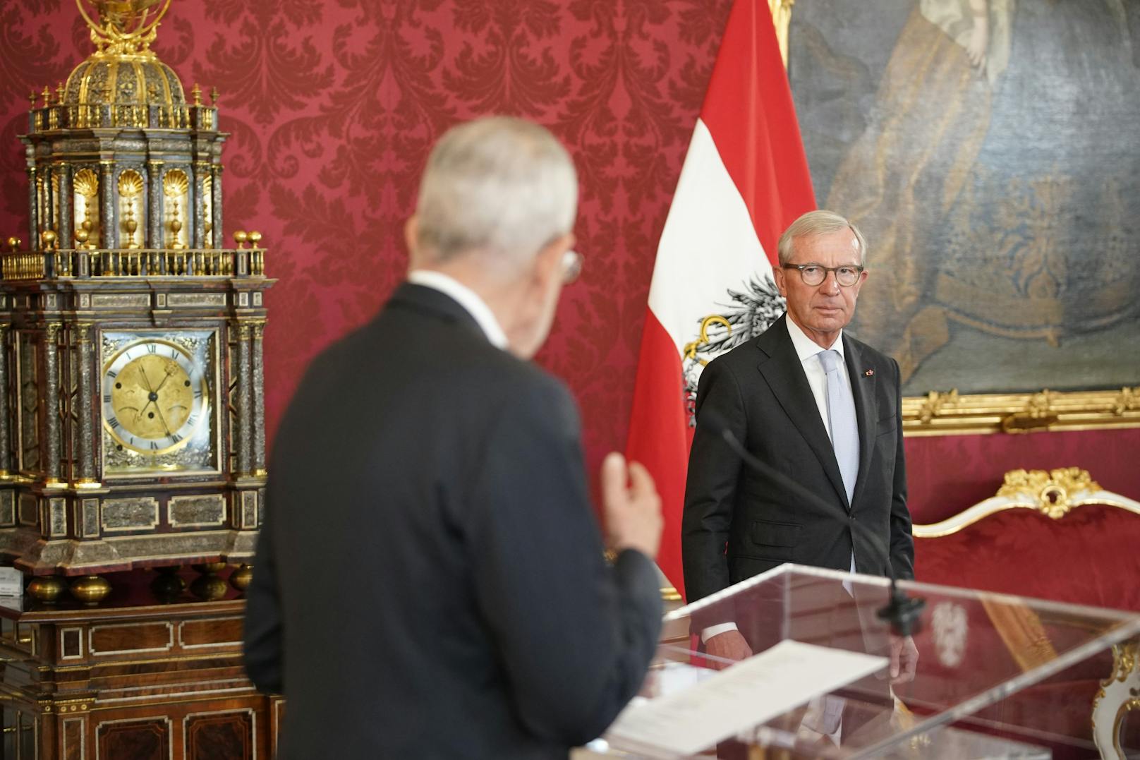 Am Montag wurde Wilfried Haslauer von Bundespräsident Alexander Van der Bellen zum Landeshauptmann von Salzburg angelobt.