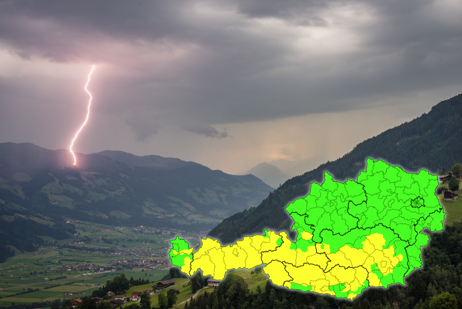 Am Montag beschränkt sich das ungemütliche Wetter wohl noch auf das Bergland.