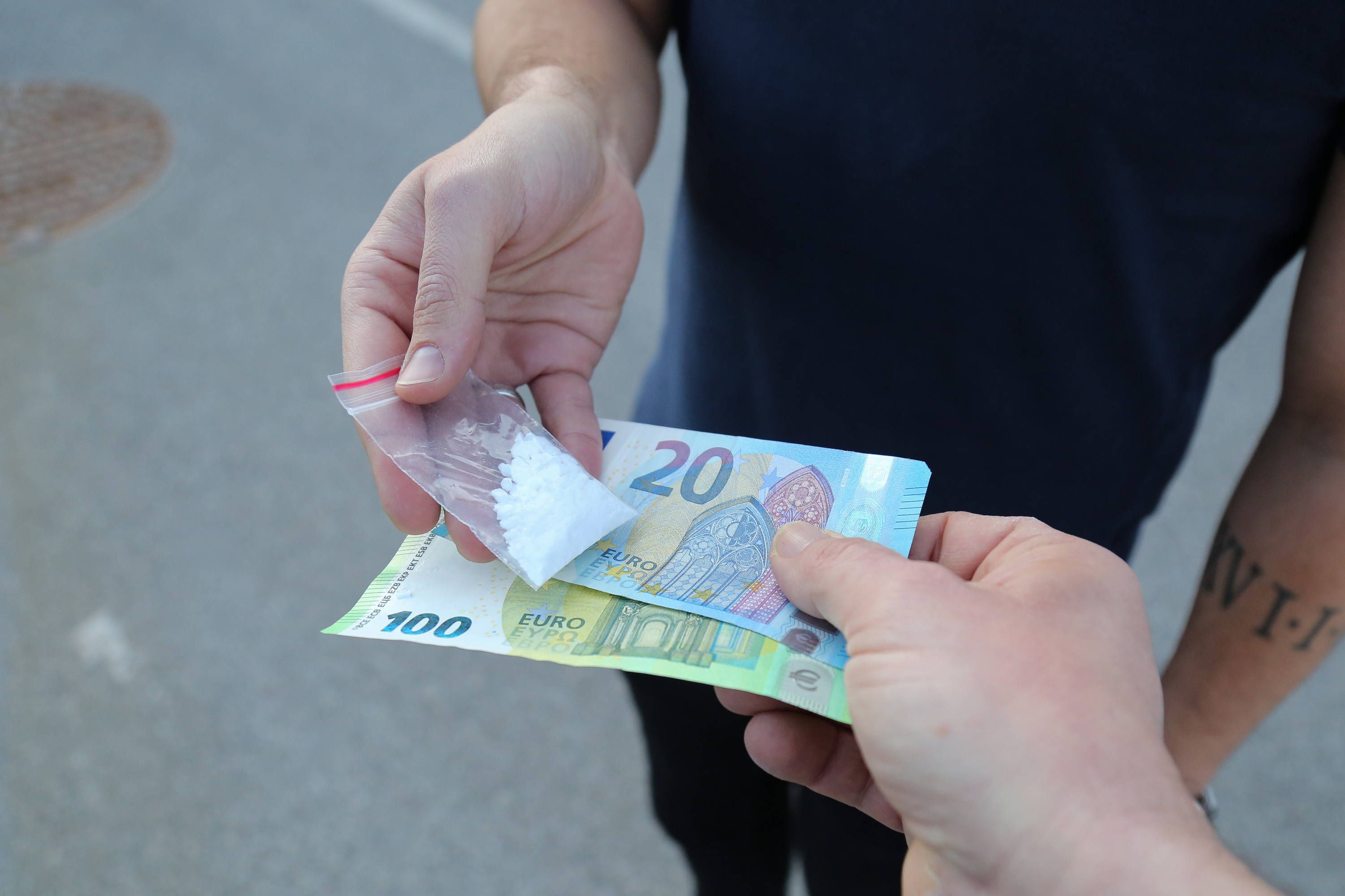 Die Polizei konnte den mutmaßlichen Dealer festnehmen. 