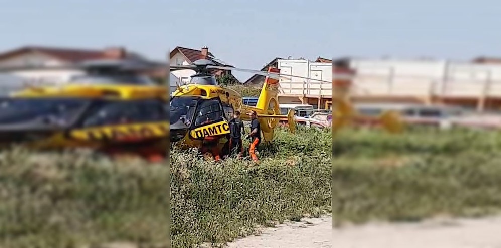 Rettungseinsatz auf einer Baustelle in Hirschstetten (Donaustadt)