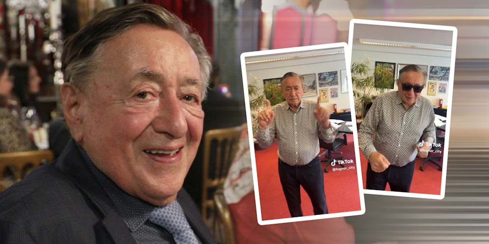 Richard Lugner ist auch auf TikTok ein Star.
