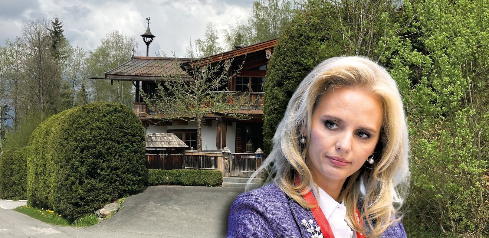 Putin-Tochter <strong>Maria Woronzowa</strong> versteckte sich samt Familie in dieser Kitzbühel-Villa.&nbsp;