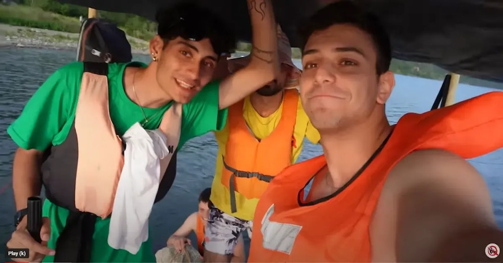 Vito Locaino (links) und Matteo di Pietro (rechts) befanden sich beide im SUV Lamborghini Urus, der den Unfall verursachte.