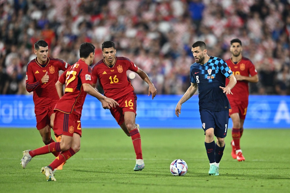 Kroatien-Star Mateo Kovacic im Nations-League-Finale gegen Spanien.