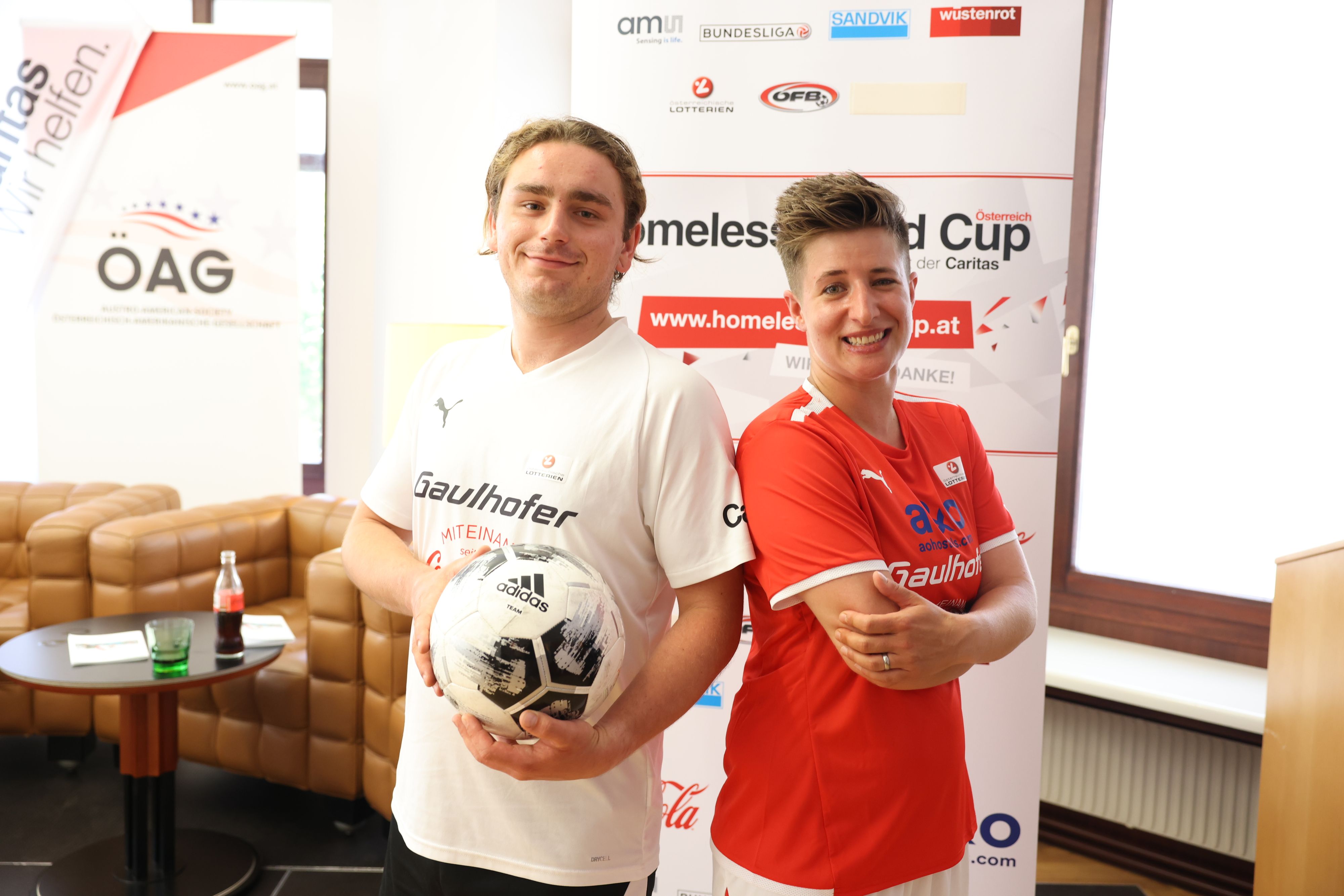 Timo und Daniela kicken heuer für das österreichische Nationalteam in Amerika um die Weltmeisterschaft.