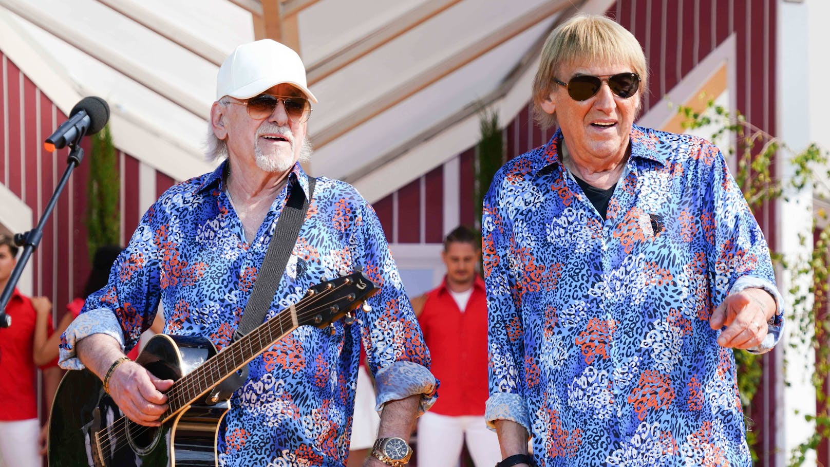 "<strong>Die Amigos</strong>" sind seit Jahren Stammgäste beim "Musi"-Sommer-Open-Air: Bernd (rechts) und Karl-Heinz Ulrich.