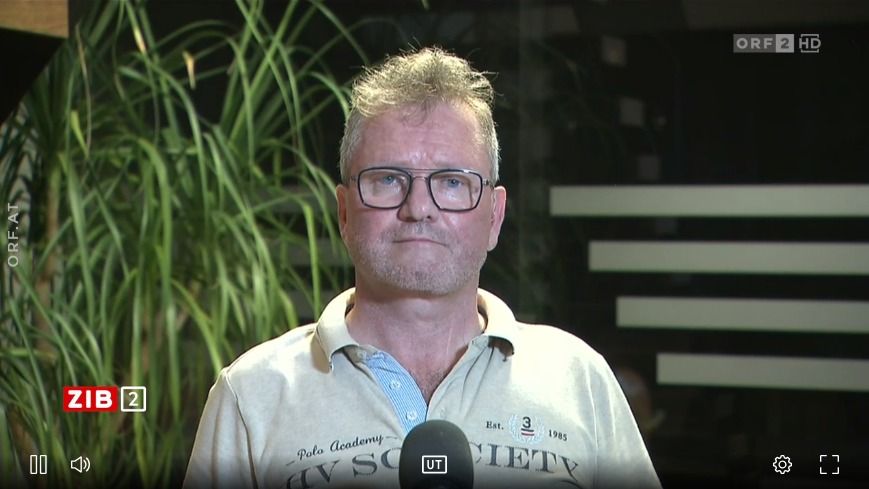 Arthur Loibl war 2021 einer der ersten Passagiere, der mit der Titan zur Titanic getaucht war. Am Mittwoch schilderte er seine Erlebnisse in der ORF-