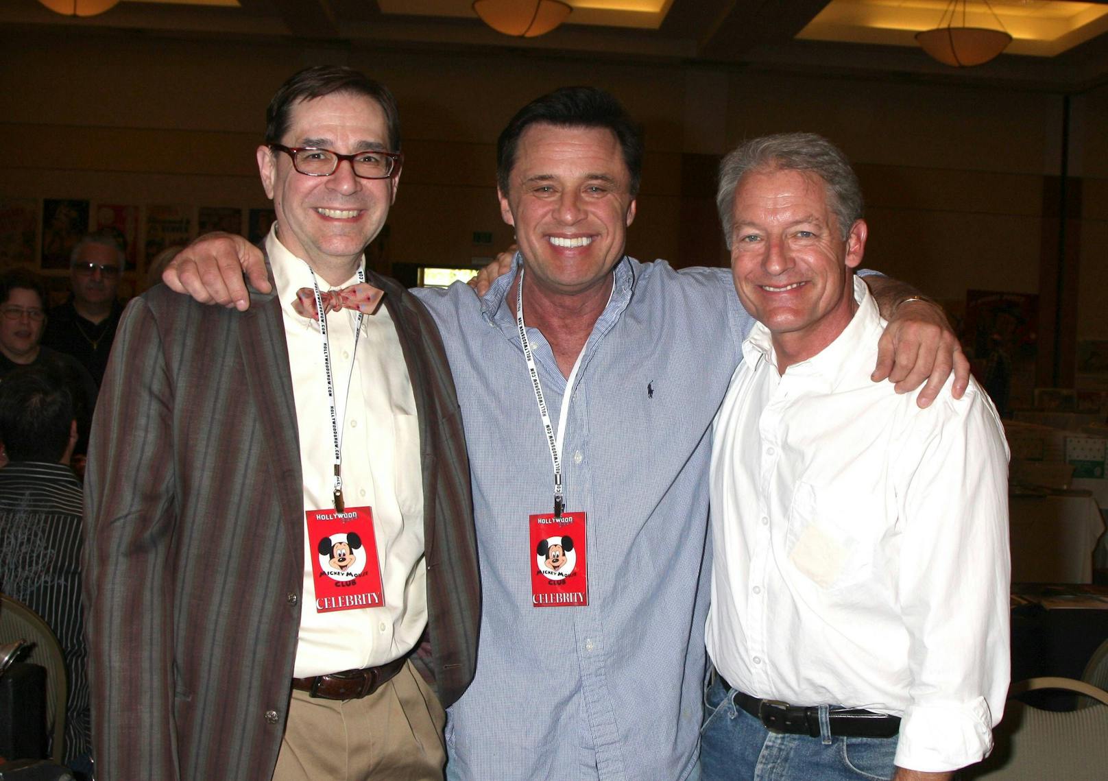 Thom Bray, Joe Penny und Perry King, die Serienstars von "Trio mit vier Fäusten", wieder vereint bei The Hollywood Show Spring 2010 in Los Angeles.