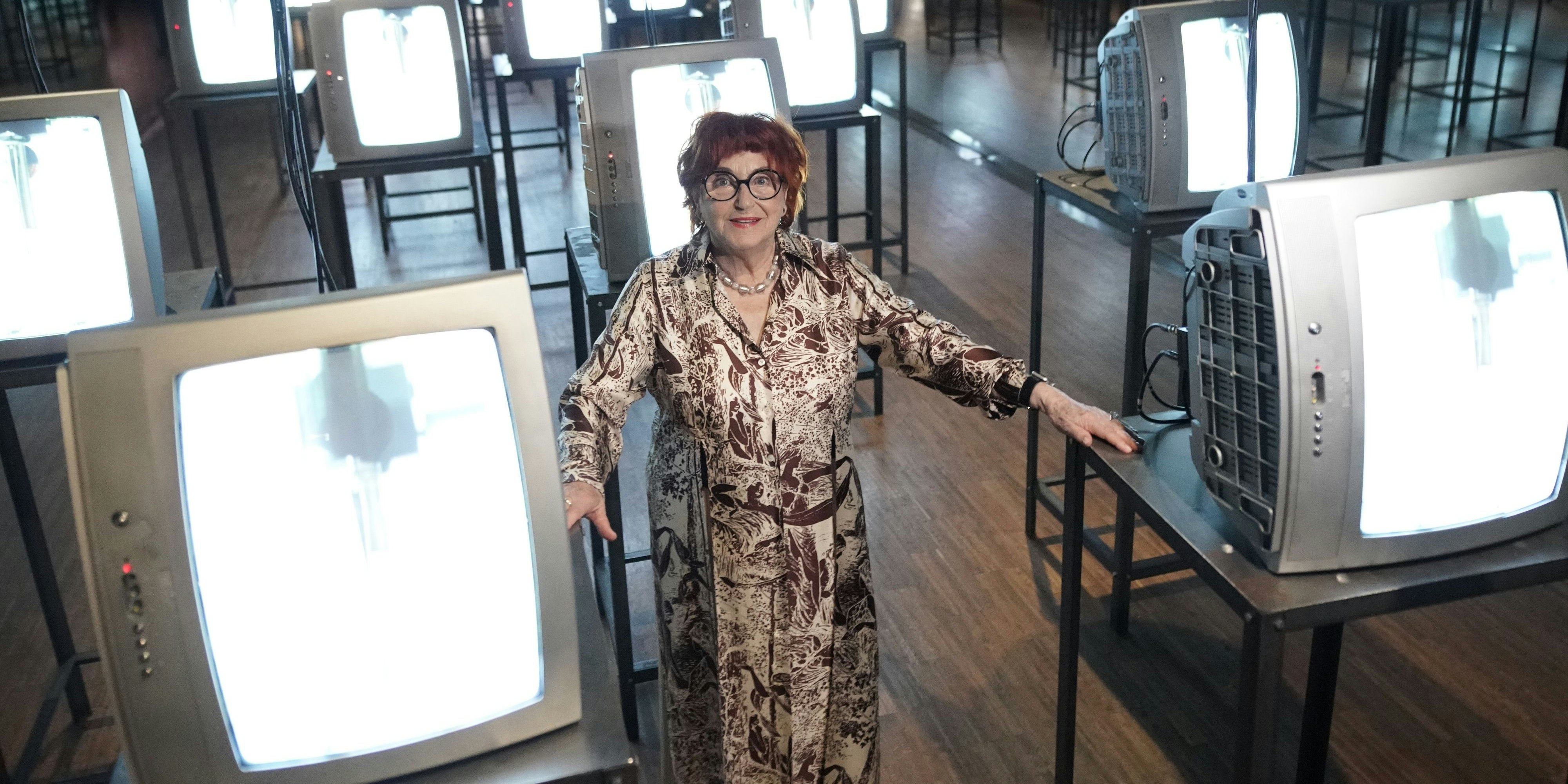 Medienkünstlerin Valie Export ist stolz auf ihre Retrospektive.