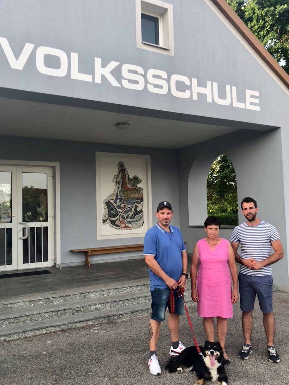 VP-Stadträtin Veronika Haas mit Ortsparteiobmann Michael Redl und Stellvertreter Markus Graßl.