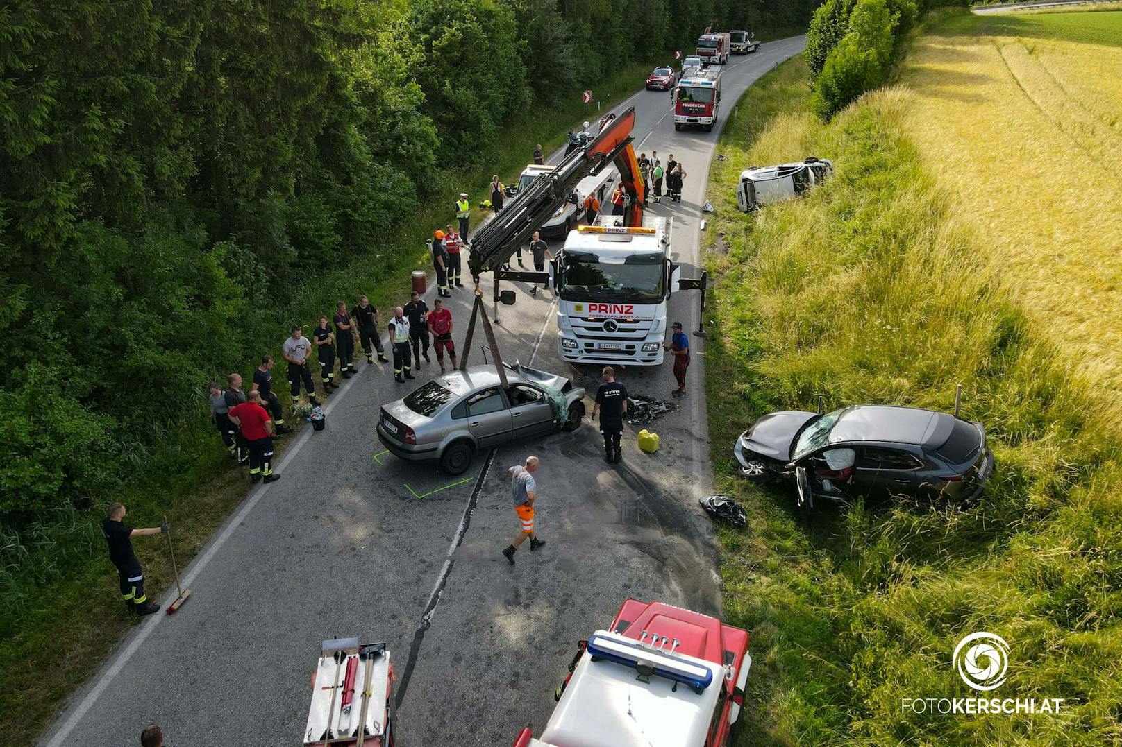 In Steyr ist es am Mittwoch zu einem schweren Verkehrsunfall gekommen – dabei wurden drei Personen verletzt.