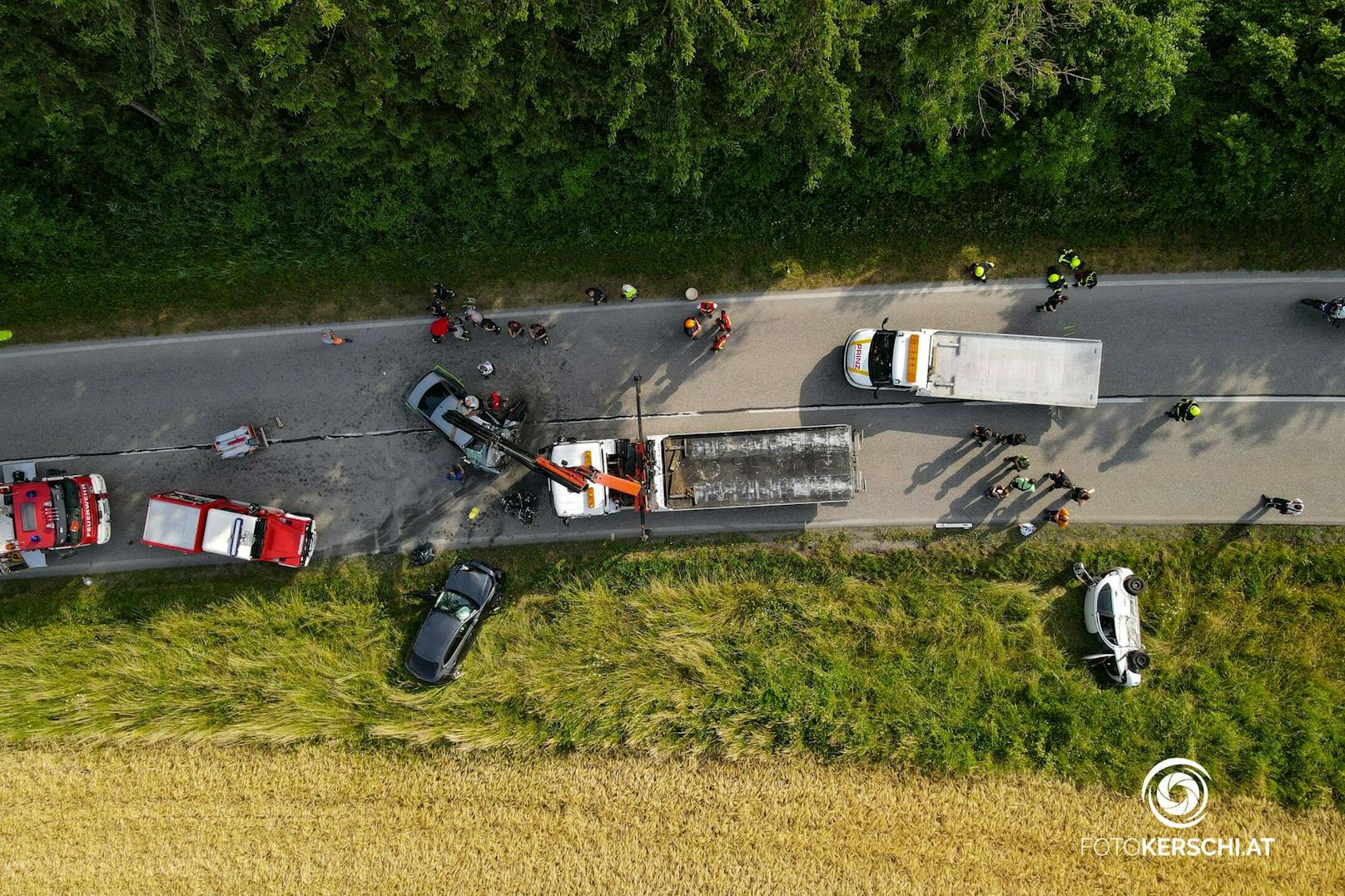 In Steyr ist es am Mittwoch zu einem schweren Verkehrsunfall gekommen – dabei wurden drei Personen verletzt.