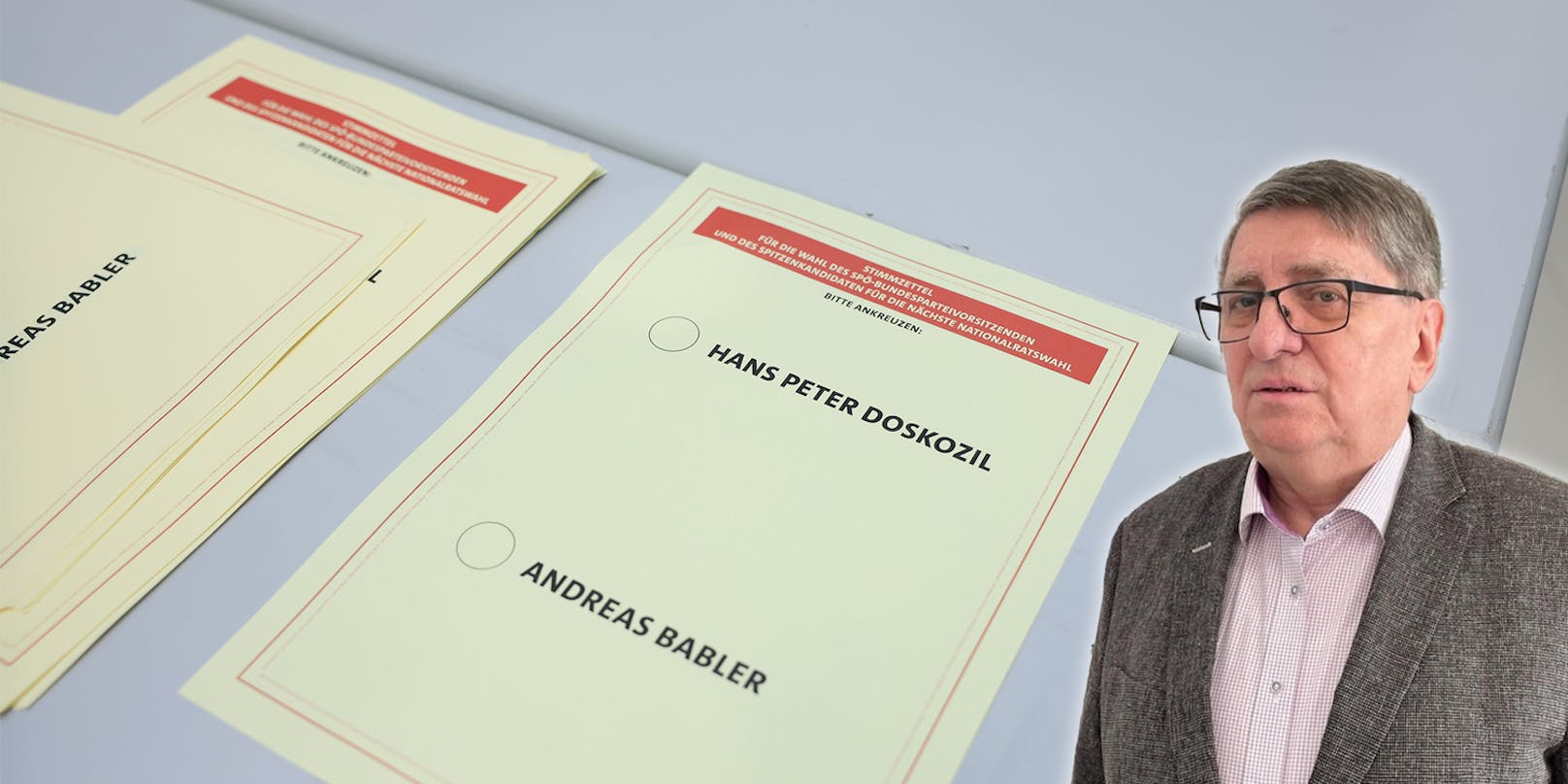 "Rechtswidrig": Berthold Felber stand nicht auf dem Stimmzettel beim SPÖ-Bundesparteitag in Linz.&nbsp;