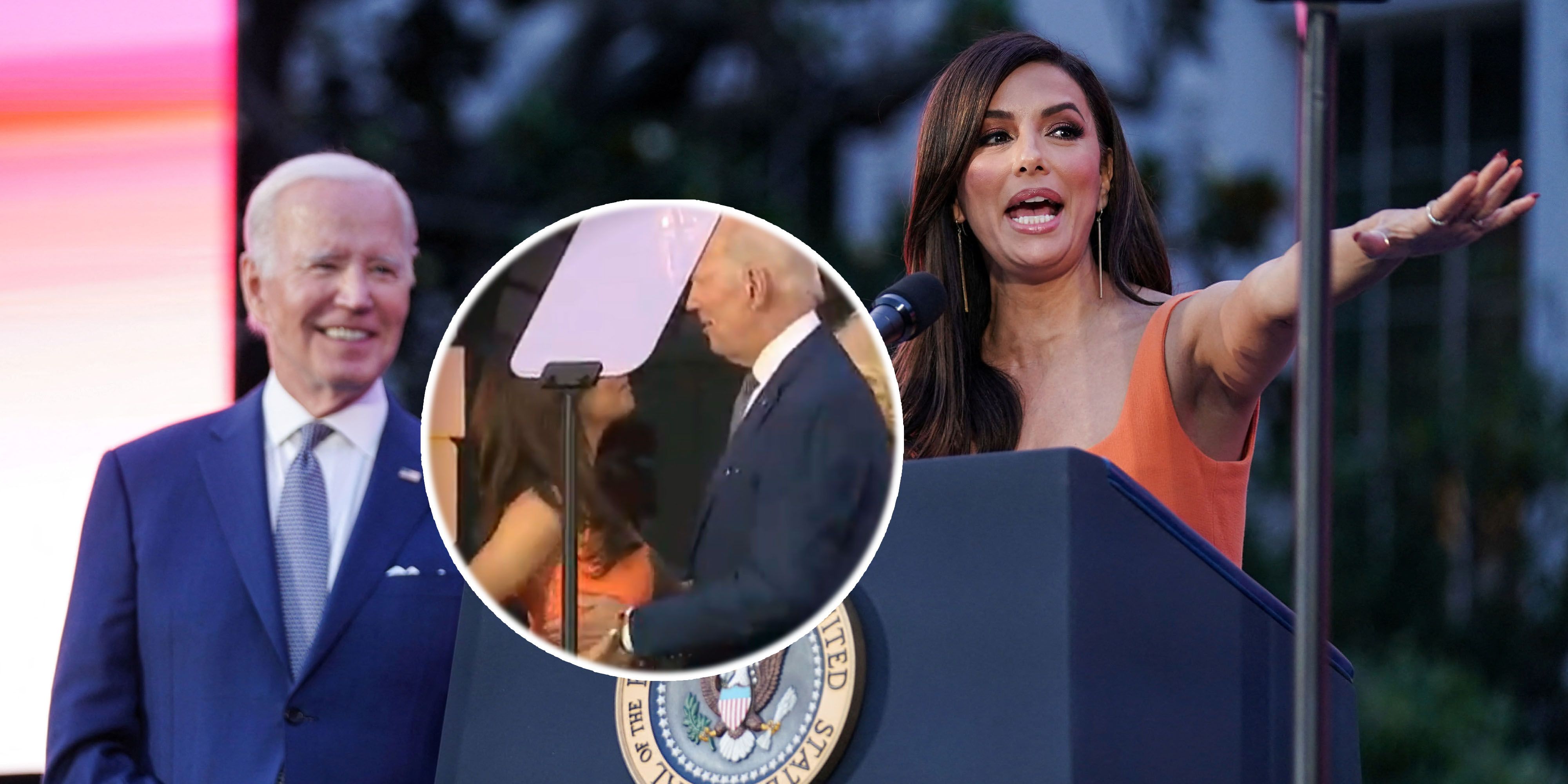 Grapsch-Attacke? Joe Biden Kommt Eva Longoria Zu Nahe - People | Heute.at