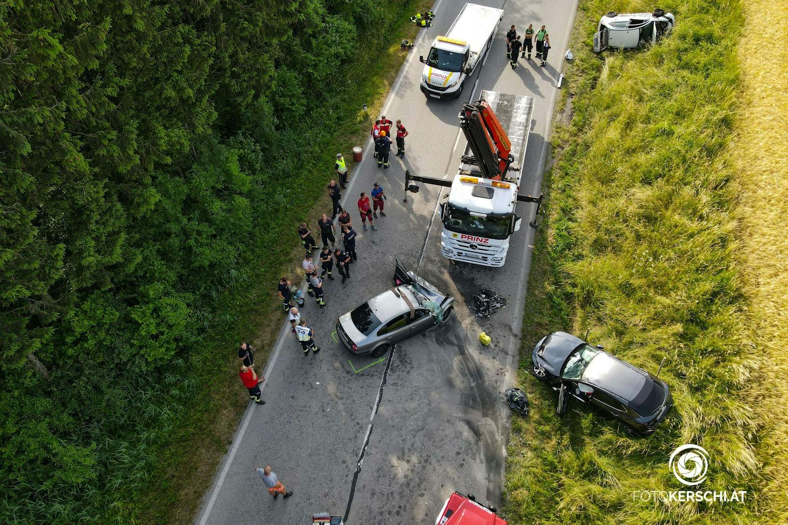 In Steyr ist es am Mittwoch zu einem schweren Verkehrsunfall gekommen – dabei wurden drei Personen verletzt.