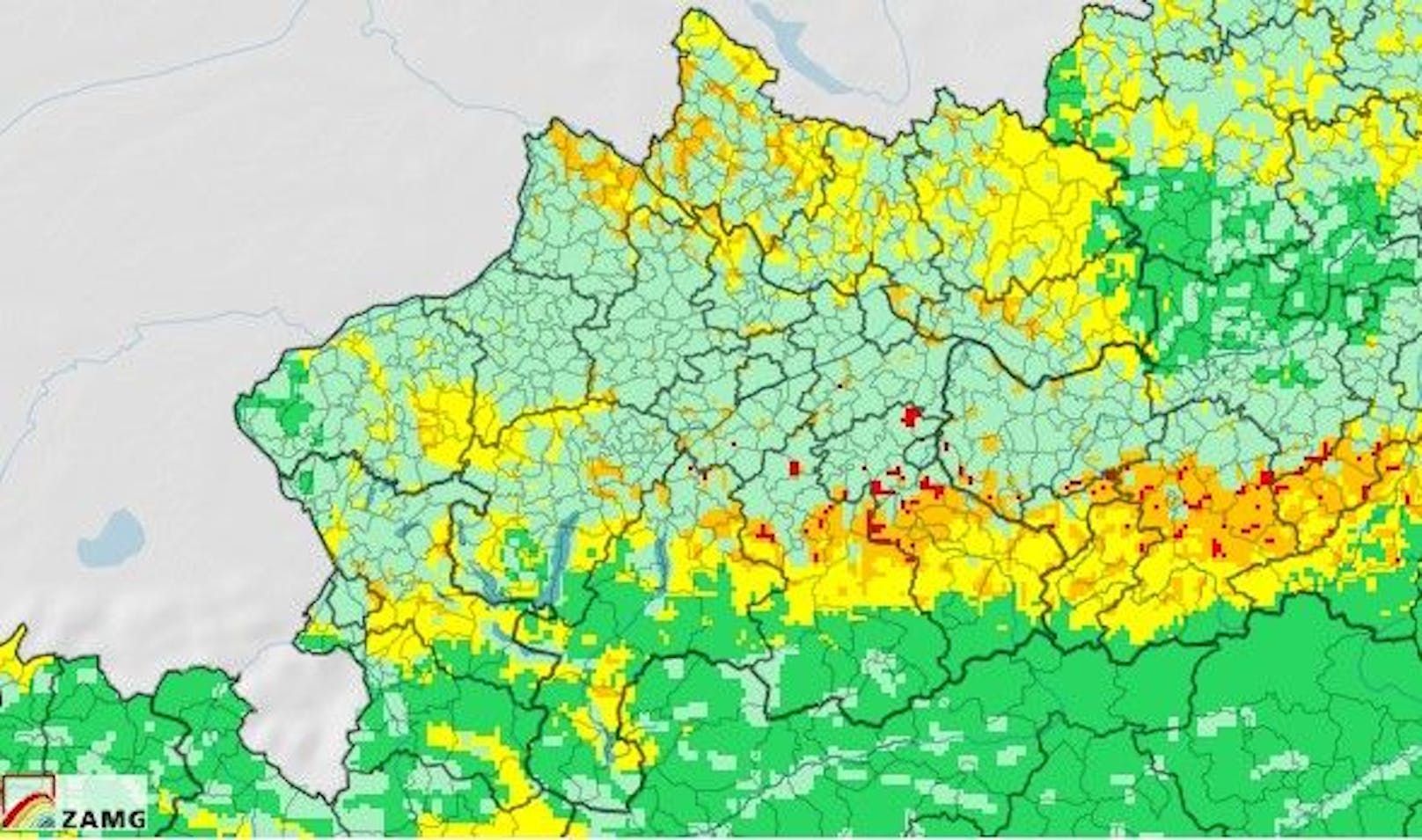 In Oberösterreich herrscht teils akute Waldbrandgefahr, Rauchen ist strengstens verboten.