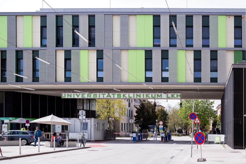 Das LKH in der Salzburger Landeshauptstadt. 