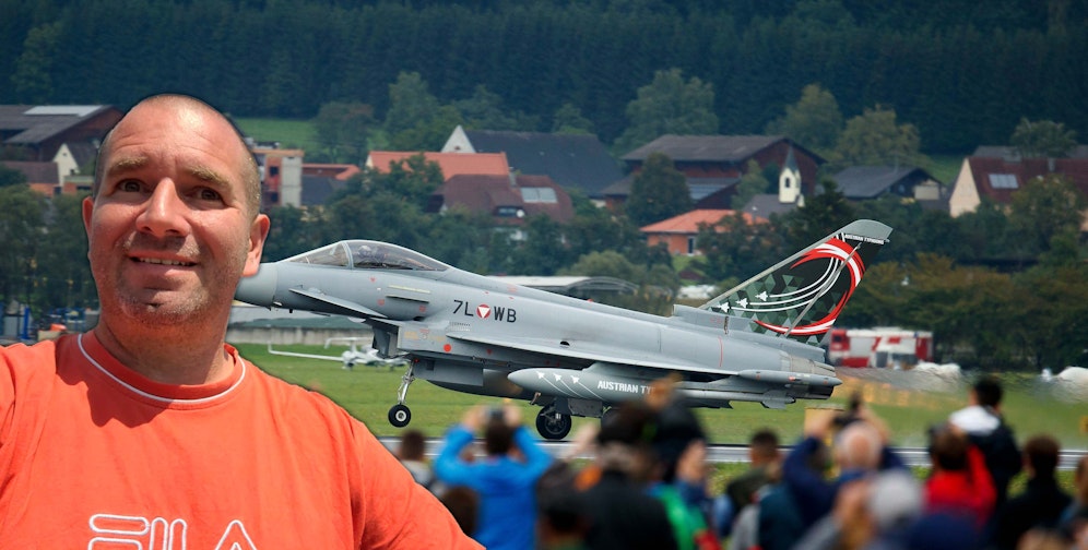 Stefan (45) wollte die Airpower mit Freunden besuchen. 