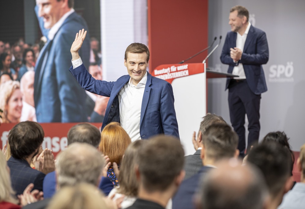 Sven Hergovich ist der jüngste Landesparteivorsitzende in Österreich.