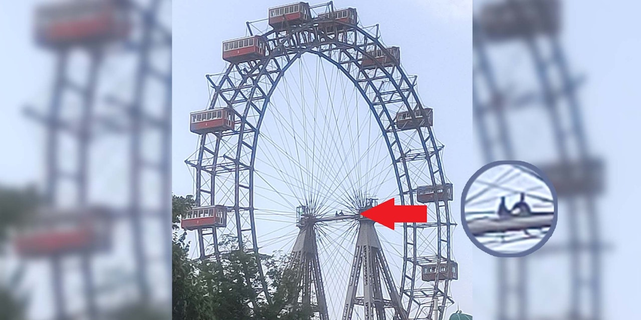 Heute.at - Gefährliche Selfie-Aktion auf Riesenrad