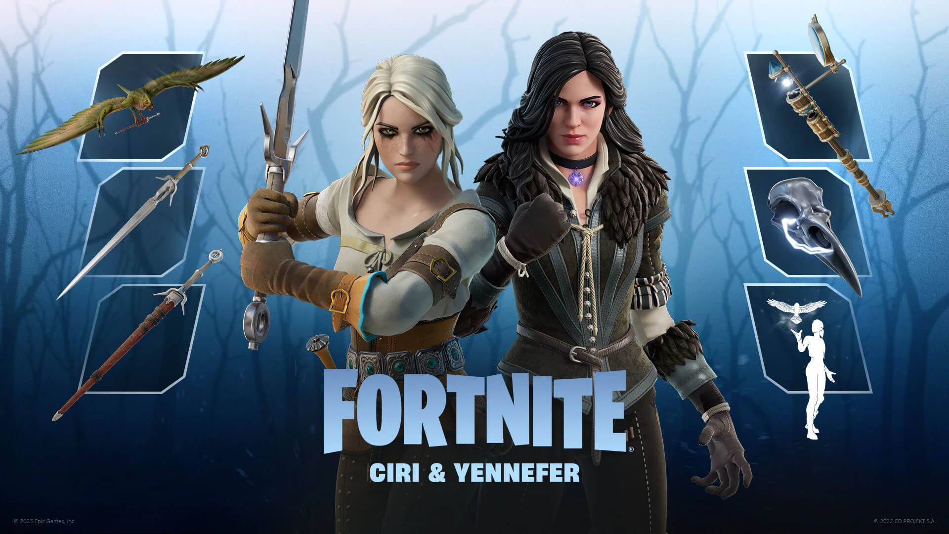 Fortnite: Ciri und Yennefer von Vengerberg landen auf der Insel