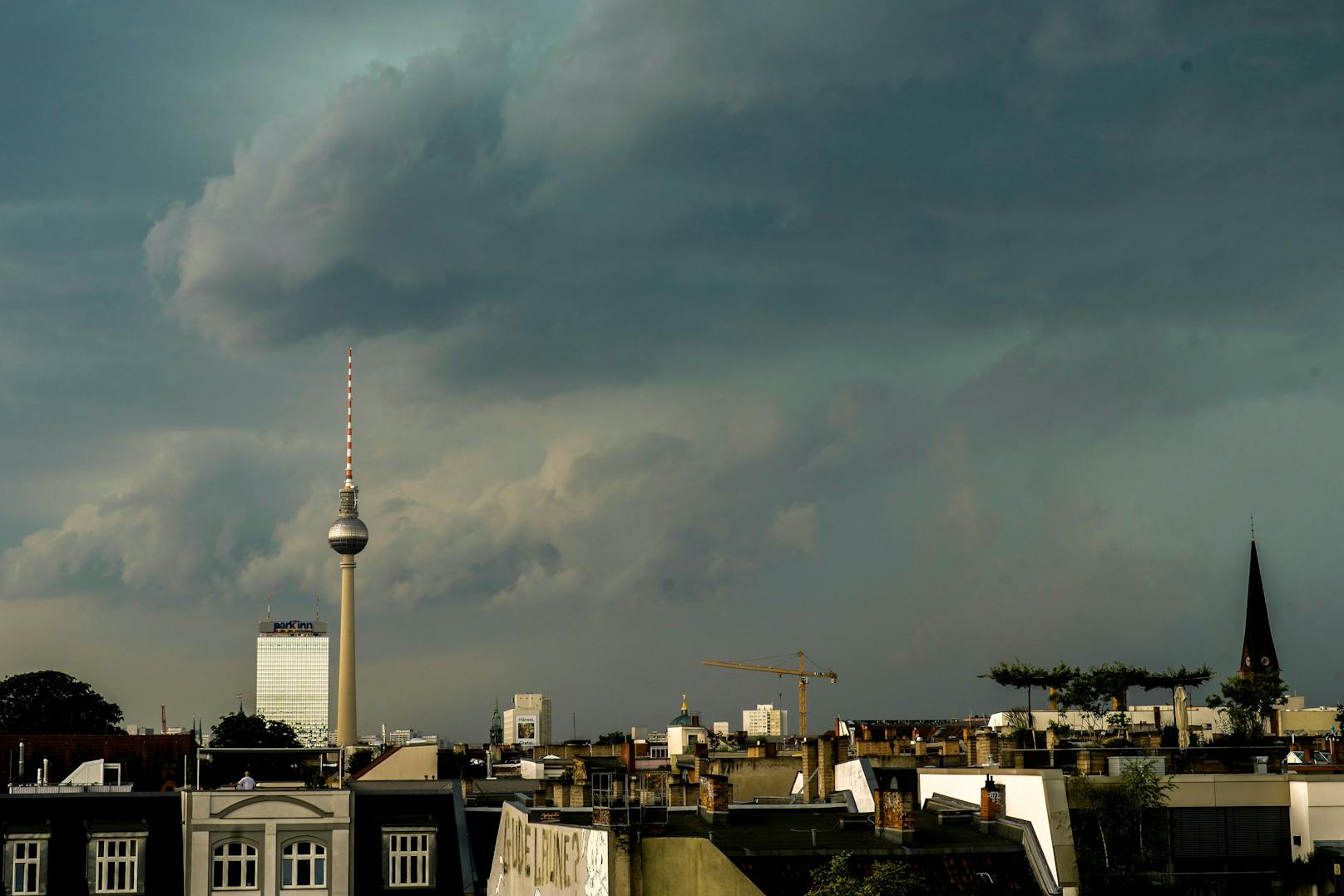 Ein Starkregen-Unwetter hat am 26. Juni 2023 Teile Berlins unter Wasser gesetzt.