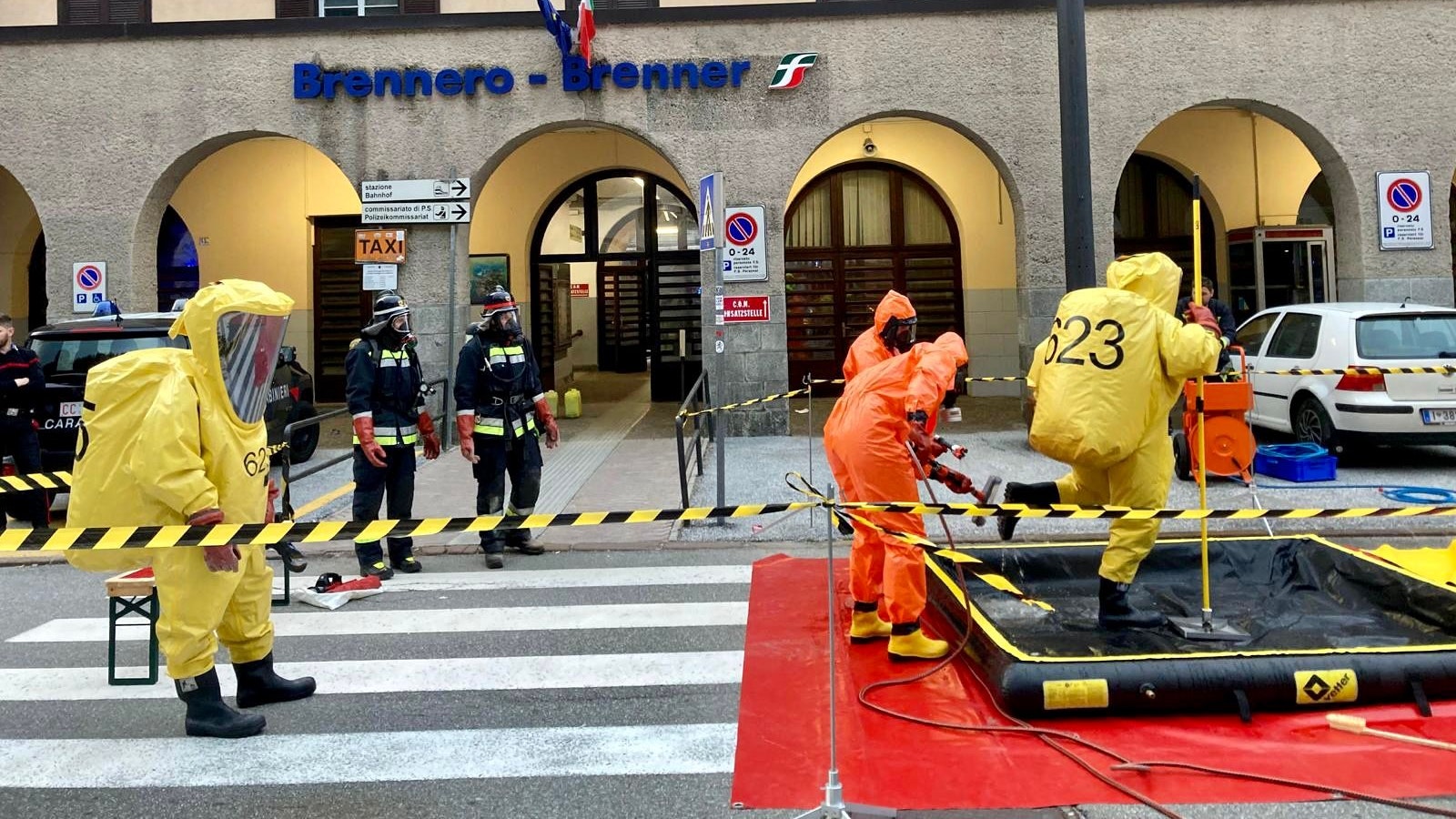 Am Brenner-Bahnhof kam es am Dienstag zu einem Großeinsatz der Feuerwehr.