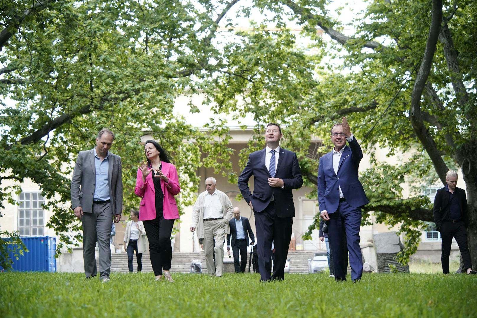 Auch das Umfeld der Ateliers wurde erkundet...