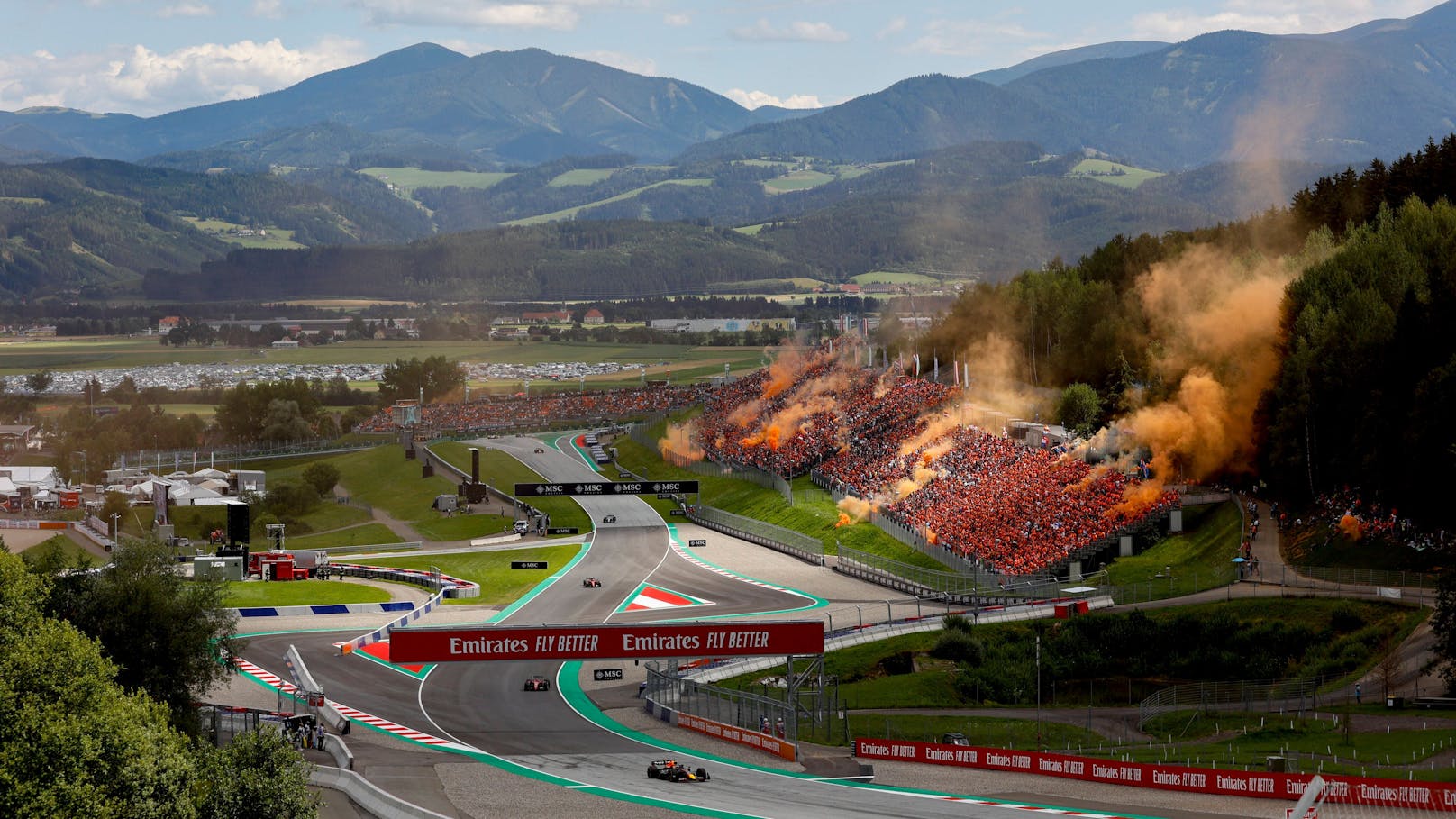 Die Fans von Verstappen sorgten im Vorjahr für beeindruckende Bilder.