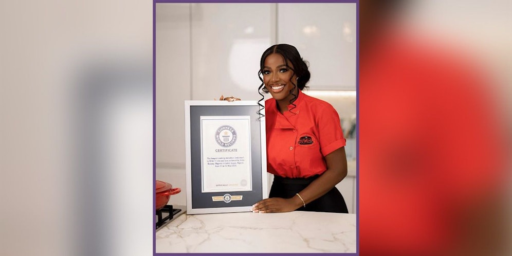 Hilda Baci (Bild) mit ihrer Guinness Word Records-Urkunde.