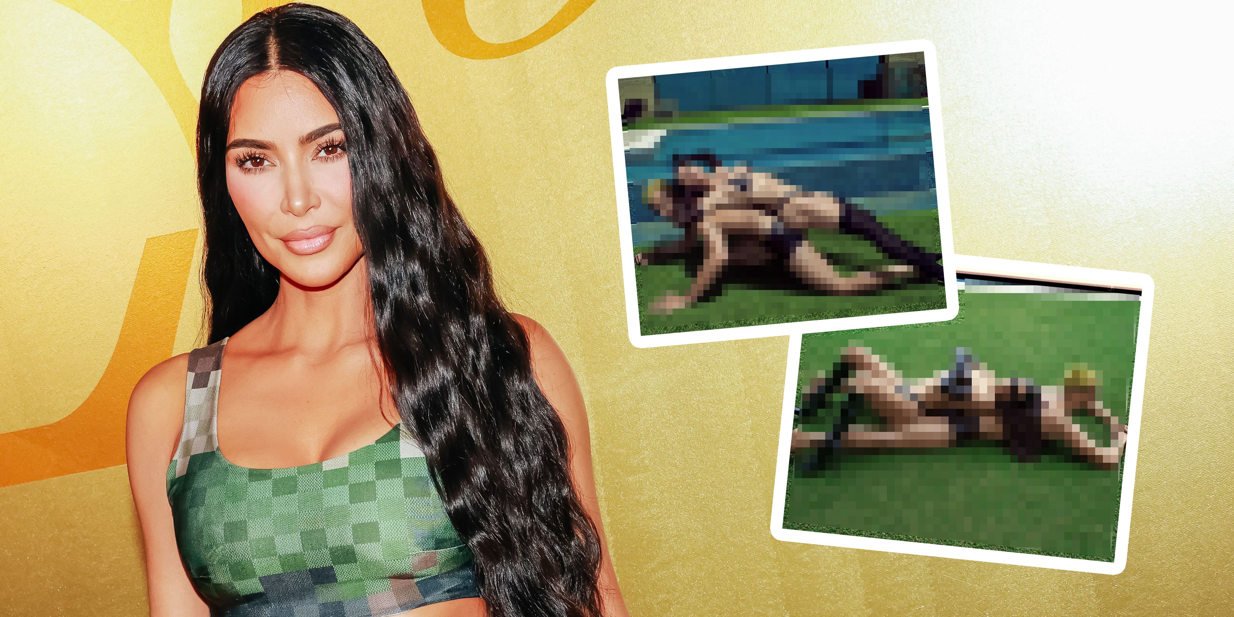 Kim Kardashian zeigt sich wieder mal besonders heiß.