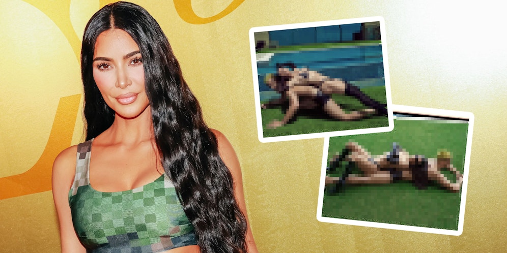 Kim Kardashian zeigt sich wieder mal besonders heiß.