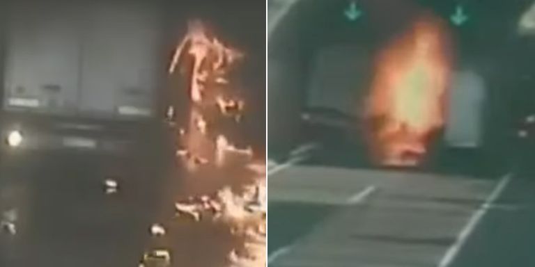 Ein Video zeigt den schweren Unfall in der Nähe von Maribor.