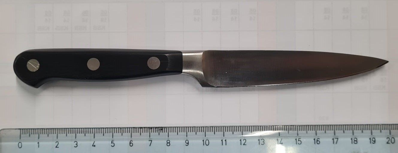 Mit diesem Messer soll die Frau bedroht worden sein.