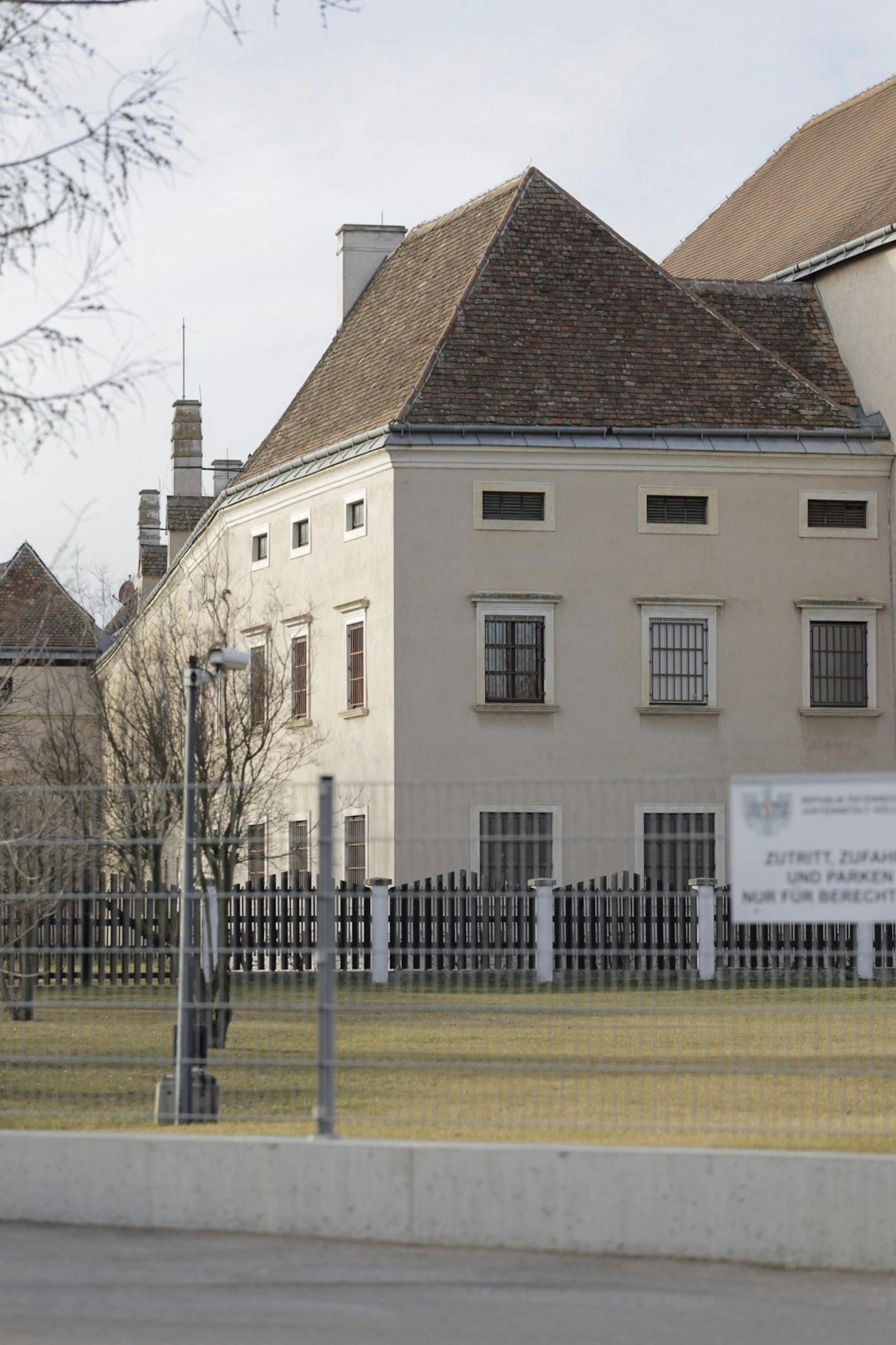 Die Justizanstalt Göllersdorf im Bezirk Hollabrunn.