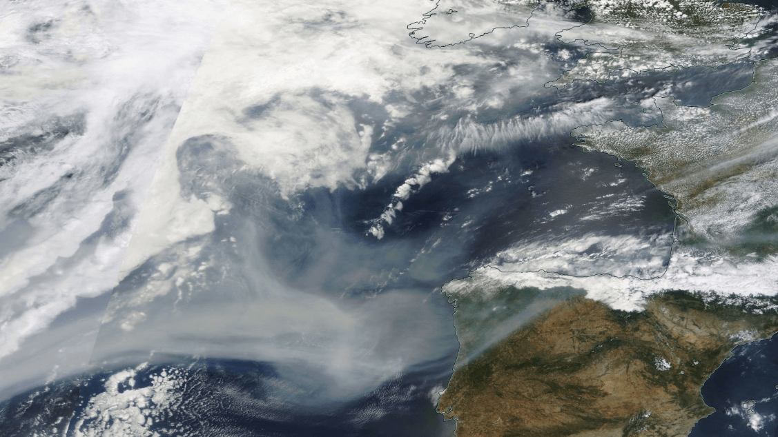 Rauch der Waldbrände in Kanada hat am Montag Westeuropa erreicht.