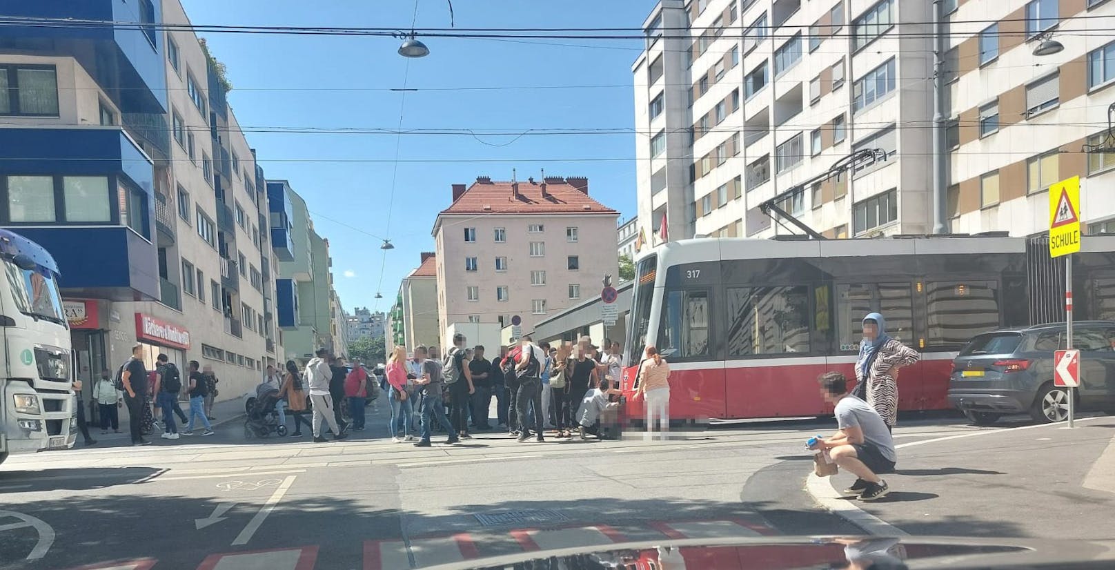 In Wien-Favoriten kam es am Donnerstag zu einem verheerenden Unfall.&nbsp;