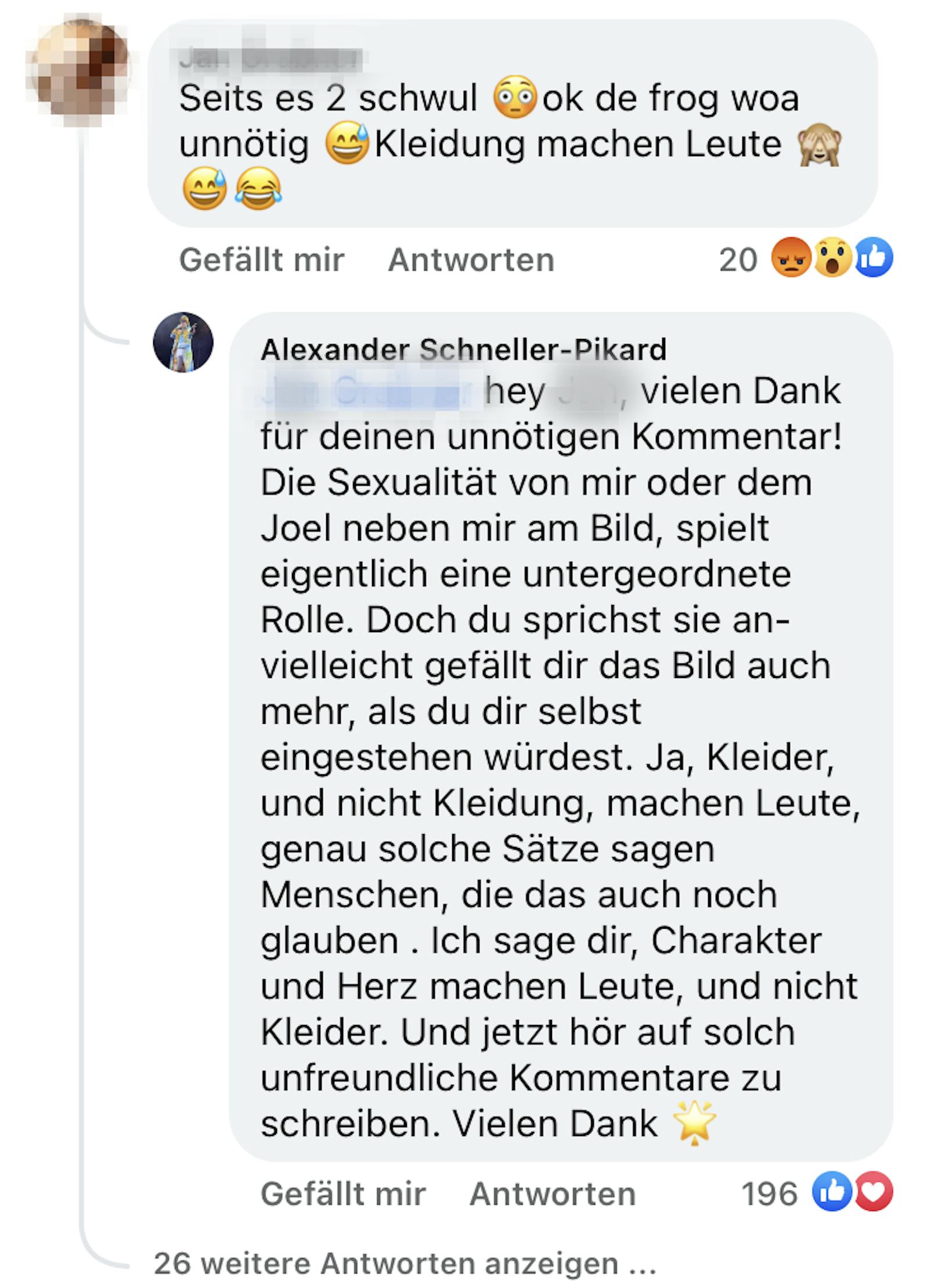 Die Antwort von Alexander Schneller erhielt viel Likes.