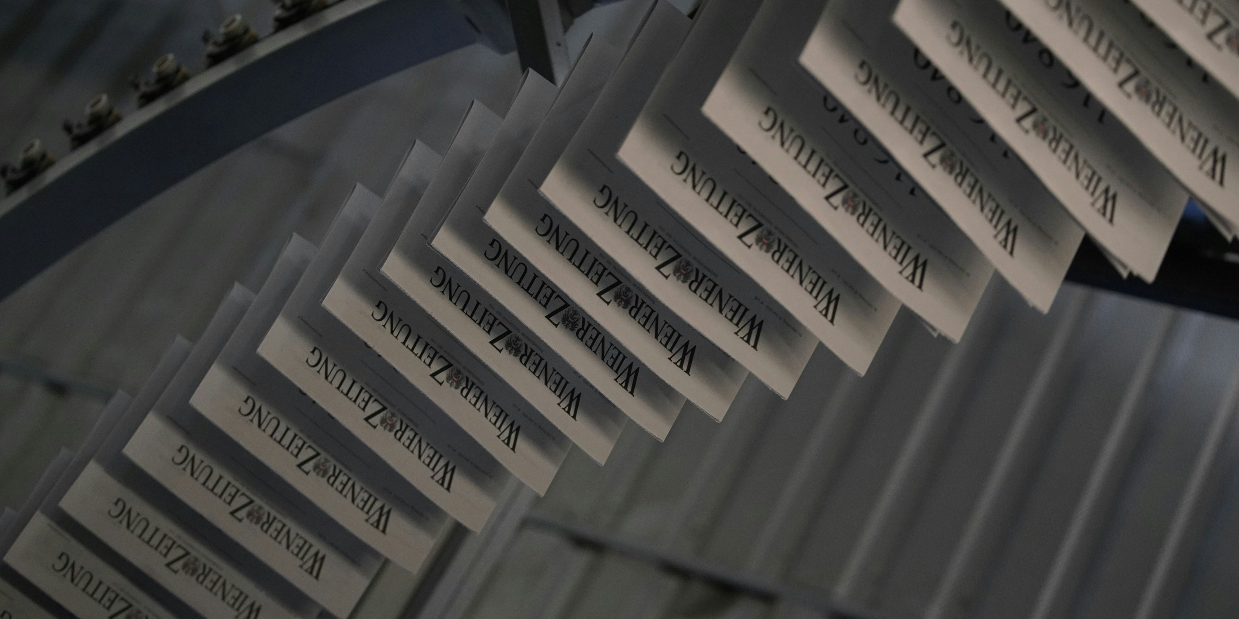 Ausgedruckt: die letzte Ausgabe in der Druckerei Herold