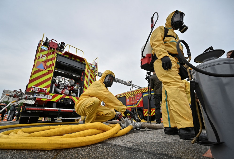 Vier Regionen im Süden der Ukraine haben Übungen für einen atomaren Notfall abgehalten, nachdem die Sorge über einen atomaren Zwischenfall in Kiew zuletzt gestiegen war.