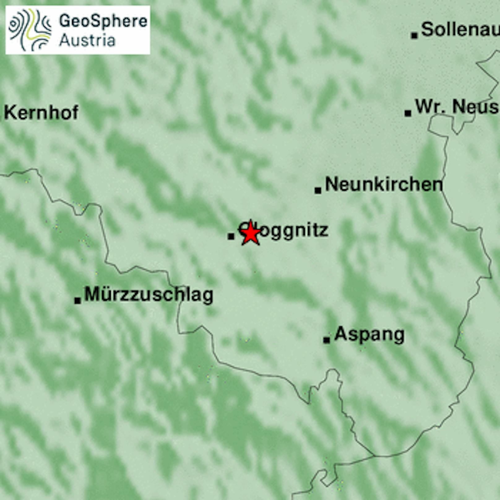 Wieder Erdbeben der Stärke 2,5 im Raum Gloggnitz
