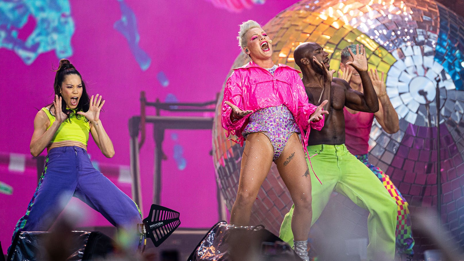 Heute und morgen wird <strong>Pink</strong> im Ernst-Happel-Stadion in Wien für Stimmung sorgen.