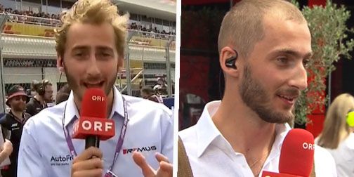 Ferdinand Habsburg vor und nach der Schur. 