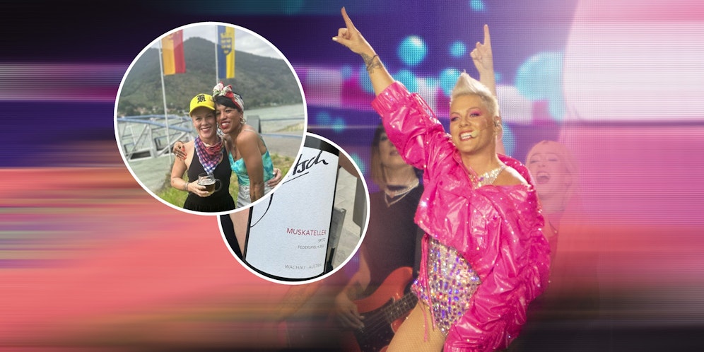 Pink scheint die Wachau zu lieben.